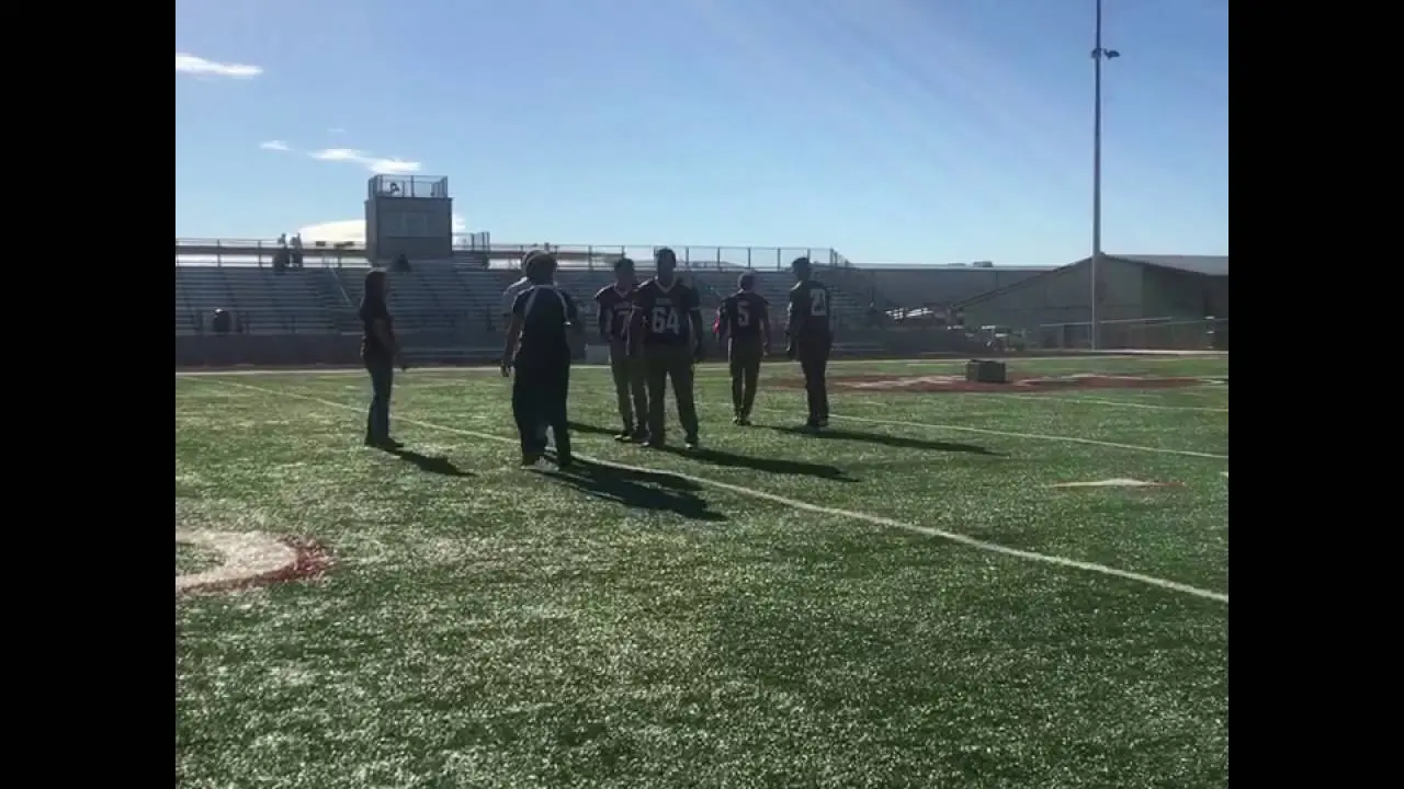 Surprise Military Homecoming at Poteet HS Pep-Rally