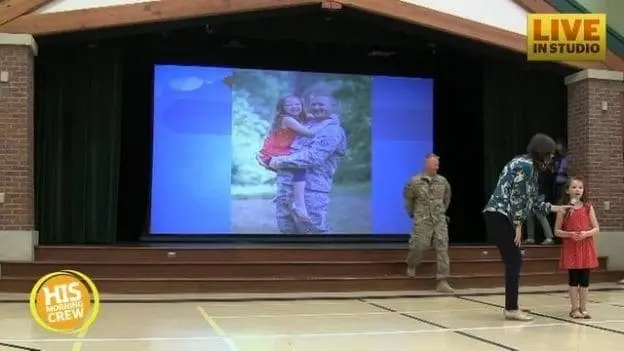 Dad’s Surprise Homecoming Shocks Little Girl