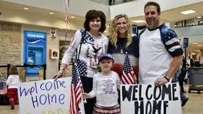 First post but… This is my brothers military homecoming!