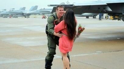 Military Homecoming – US Fighter Pilot Homecoming