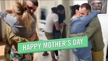 Soldiers Surprise their Mothers